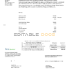 USA Texas Gexa Energy utility bill template in Word format