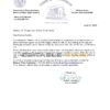USA New Jersey Town of Harrison utility water shut off notice, Word and PDF template
