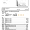 USA Howard bank statement Word and PDF template, 4 pages
