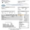 USA California Las Virgenes Municipal Water District utility bill template in Word and PDF format