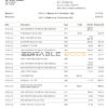 USA Lloyds bank statement, Word and PDF template, 2 pages