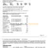 USA Maryland Pepco utility bill, Word and PDF template, 3 pages