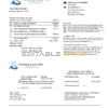 USA Montana Missoula Electric Cooperative electricity utility bill template in Word and PDF format
