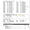 USA Mountain America Credit Union bank statement, Word and PDF template, 6 pages