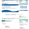 USA The New York City Department of Environmental Protection (DEP) utility bill template in Word and PDF format