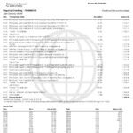 USA Navy Federal bank statement, Word and PDF template, 9 pages