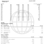 USA Navy Federal bank statement, Word and PDF template, 9 pages
