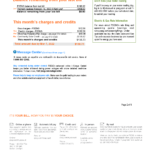 USA New York PSEG utility bill, Word and PDF template, 5 pages