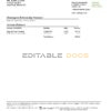 USA Ohio Huntington bank statement Word and PDF template, 7 pages