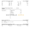 USA Ohio Huntington bank statement Word and PDF template, 7 pages