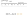USA PNC bank statement, Word and PDF template, 2 pages
