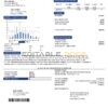 USA California Santa Ynez water utility bill template in Word and PDF format