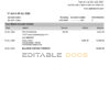 USA Sutton bank statement Word and PDF template, 2 pages