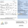 USA Tennessee MLGW utility bill template in Word and PDF format