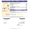 USA Think Energy utility bill template in Word and PDF format