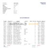 USA West Alabama bank statement Word and PDF template