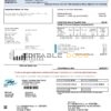 USA Western Municipal Water District utility bill template in Word and PDF format
