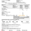 USA Louisiana AEP (Southwestern Electric Power Company) electricity utility bill template in Word and PDF format