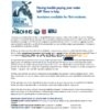 USA City of Flint Michigan Department of Finance utility bill shutoff notice, Word and PDF template