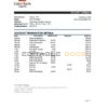 Uganda Cairo bank statement, Excel and PDF template