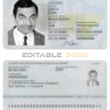 Ukraine ID template in PSD format, full editable
