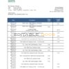 United Arab Emirates MCB bank statement template in Word and PDF format
