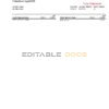 United Kingdom HSBC bank business account statement Word and PDF template, 3 pages