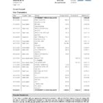 United Kingdom Halifax bank proof of address statement template in Word and PDF format (2 pages)