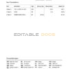 United Kingdom Halifax bank statement Word and PDF template, 2 pages, version 2