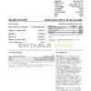 United Kingdom Lloyds bank statement Word and PDF template, version 2