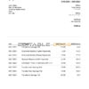 United Kingdom Monzo bank statement template in Word and PDF format (3 pages), good for address prove