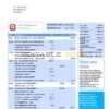 United Kingdom Nationwide bank statement, Word and PDF template, 5 pages, version 2