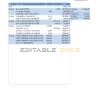 United Kingdom Nationwide bank statement template in .xls and .pdf format (5 pages)