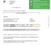 United Kingdom Northumbrian Water utility bill template in Word and PDF format, version 1