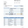 United Kingdom Revolut Bank statement easy to fill template in Excel and PDF format (3 pages)