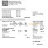 United Kingdom SSE Energy utility bill, Word and PDF template, 4 pages