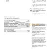 United Kingdom Santander bank statement Word and PDF template, 3 pages, version 1