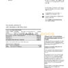 United Kingdom Santander bank statement Word and PDF template, 3 pages, version 2