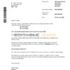 United Kingdom The Pension Service bank proof of address statement template in Word and PDF format