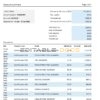 United Kingdom Tide bank statement, Excel and PDF template