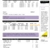 United Kingdom Warwick First Utility bill template in Word and PDF format