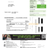 Australia Urban Utilities .doc and .pdf utility bill template
