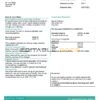 United Kingdom Utility Point utility bill template in Word and PDF format