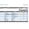Vanuatu Alpen Baruch bank statement, Excel and PDF template