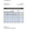 Venezuela Mercantil bank statement, Excel and PDF template