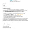 Canada Saskatchewan Strasbourg Water Security Agency water utility shut off notice, Word and PDF template