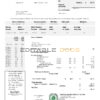 USA West Boylston utility bill template in Word and PDF format