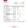 Zambia Absa bank statement, Excel and PDF template