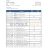 Zimbabwe Standard Chartered bank statement, Excel and PDF template