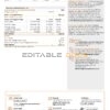Australia Alinta Energy gas utility bill template in Word and PDF format, 2 pages